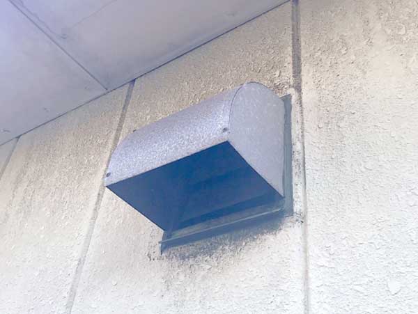 換気扇の設置場所が悪い