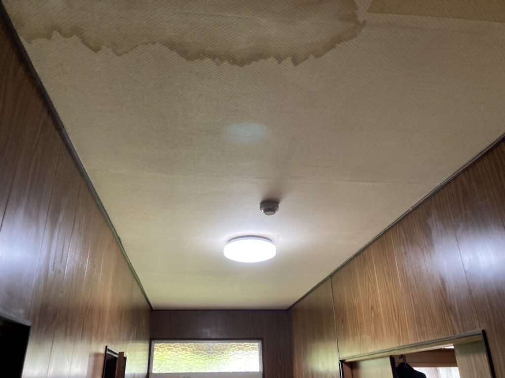 雨漏り天井