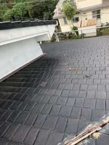 屋根の葺き替え工事施工前写真