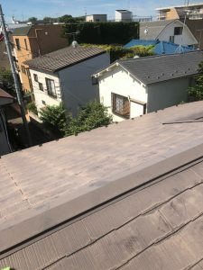 屋根修理（カバー工法）施工前写真