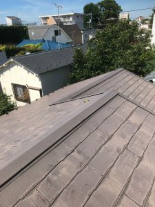 屋根修理（カバー工法）施工前写真