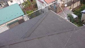 屋根の葺き替え工事施工後写真