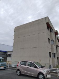岡山県コーポ塗り替え工事前-外観
