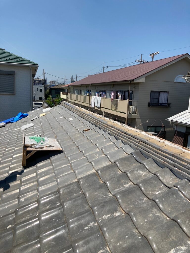 漆喰補修工事　施工後写真