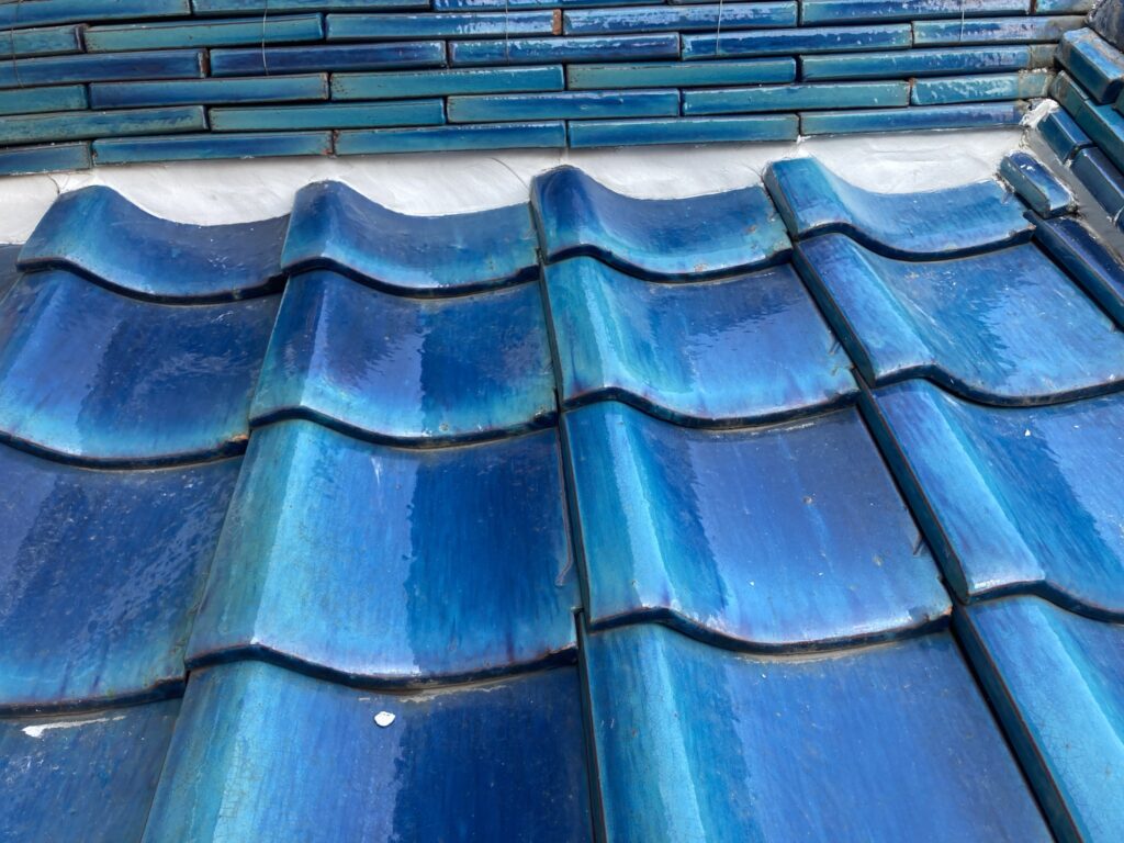 埼玉県吉川市の瓦屋根漆喰補修工事　施工後写真