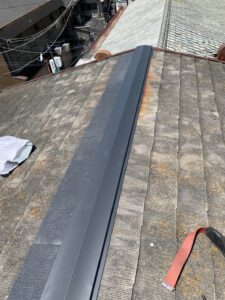 大阪府堺市のスレート屋根一部修理・棟板金交換　施工後写真