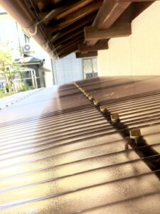大阪府泉佐野市の波板屋根張り替え工事　施工後の写真