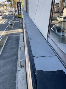 大阪府富田林市の店舗雨漏り修理工事　施工前写真