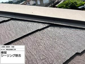 泉南市のスレート屋根雨漏り修理