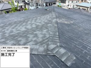 大阪府和泉市の雨漏り屋根一部修理工事　施工後写真
