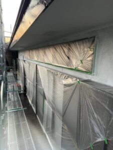 栃木県那須塩原市の屋根塗装・外壁塗装　施工中写真