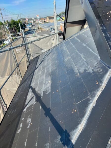 群馬県館林市大谷の戸建ての屋根・外壁塗装　施工前写真