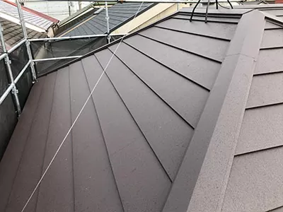 京都市西京区のカバー工法による屋根修理　施工後写真