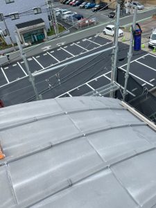 横浜市港北区で雨漏り修理（葺き替え工事）　施工前写真