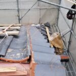 京都市山科区の葺き替え工事による雨漏り修理　引っ掛け桟葺き