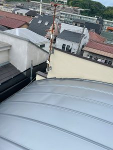 横浜市港北区で雨漏り修理（葺き替え工事）　屋根材新設