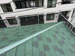 横浜市西区のカバー工法による屋根修理　施工後写真