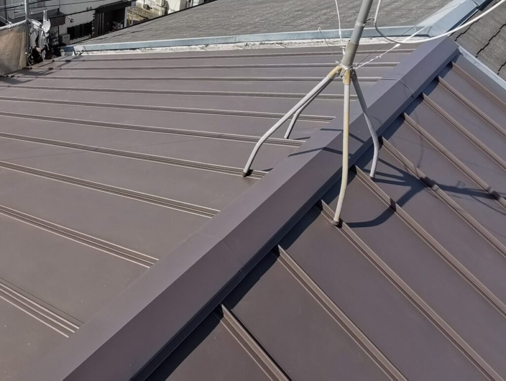 京都市西京区のカバー工法による雨漏り修理　施工後写真