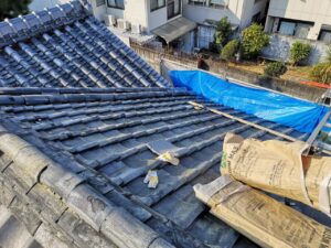 京都市左京区の雨漏り修理　施工前写真