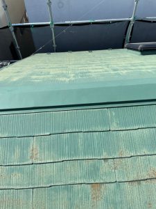 相模原市中央区でカバー工法（屋根上葺き工事）施工前写真