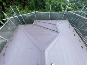 さいたま市岩槻区のカバー工法による屋根修理　施工後の写真