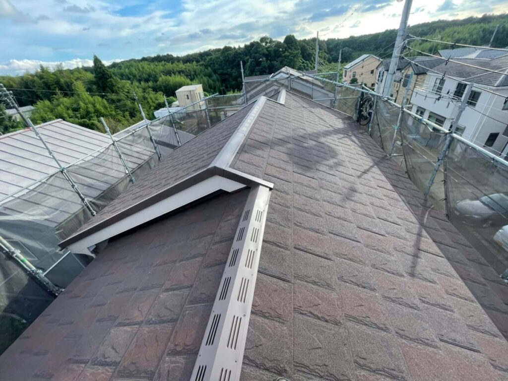 さいたま市浦和区のカバー工法による屋根修理　施工後写真