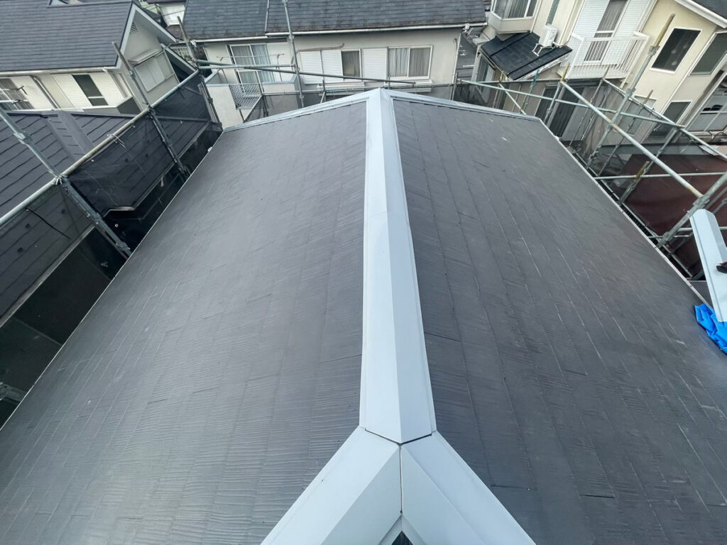 さいたま市で棟板金交換工事　施工後写真