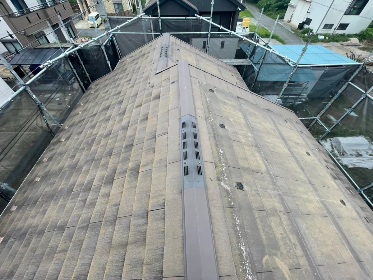 さいたま市浦和区のカバー工法による屋根修理　施工前写真