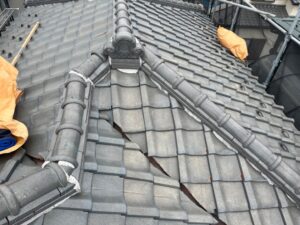 さいたま市岩槻区で屋根の葺き替え工事　施工前写真