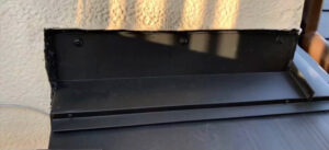 雨押え板金の施工