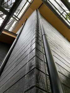大阪府和泉市でカバー工法による屋根修理　雨樋修理