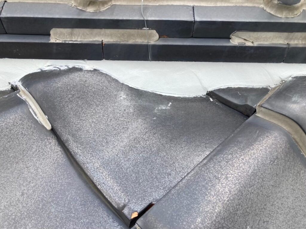 さいたま市岩槻区で漆喰補修工事　施工後写真