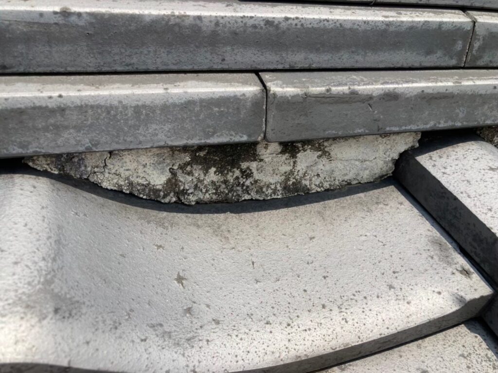 さいたま市浦和区で漆喰詰め直し　施工前写真