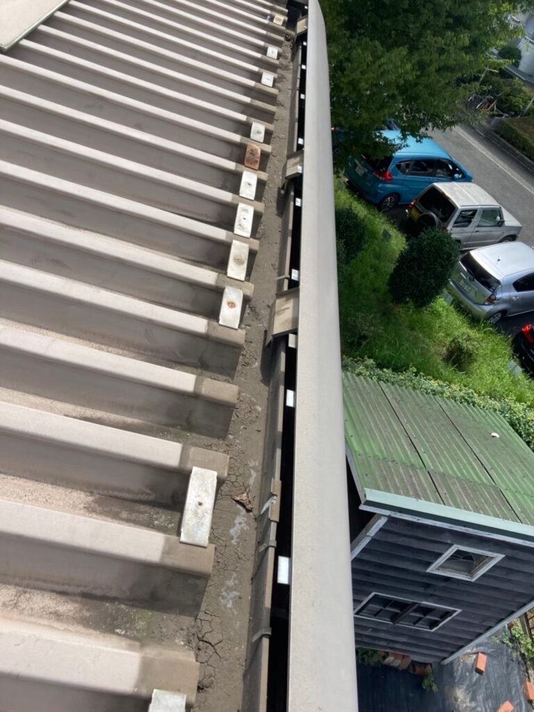 さいたま市緑区で雨樋修理　施工前写真