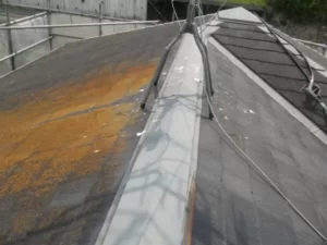 八尾市屋根塗装施工前