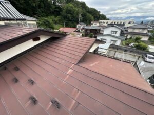 松本市にて屋根塗装施工前
