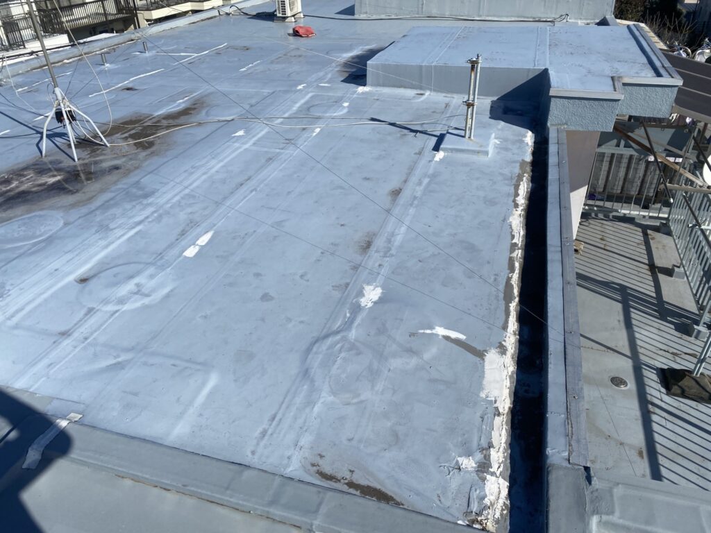 千葉市花見川区で雨漏り修理・防水工事　施工前写真