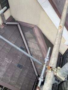 さいたま市岩槻区でカバー工法による屋根修理　施工前写真
