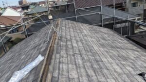 さいたま市南区でカバー工法による屋根修理　施工前写真