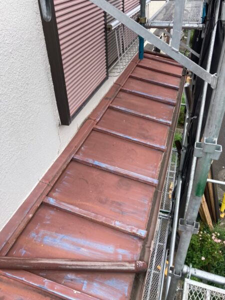 さいたま市浦和区でカバー工法による屋根修理　施工前写真
