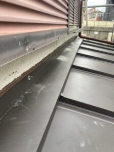 さいたま市浦和区でカバー工法による屋根修理　屋根材新設