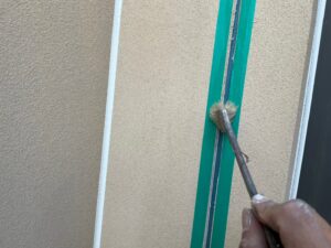 名古屋市で外壁塗装・付帯部塗装　プライマー塗布
