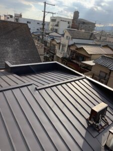 京都市右京区にて葺き替え工事　完工