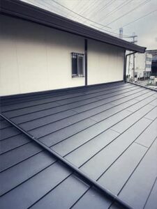 京都市山科区で屋根カバー工法による屋根修理　完工