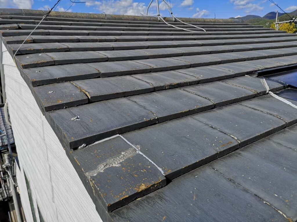 京都市北区で天窓からの雨漏り修理　施工前写真