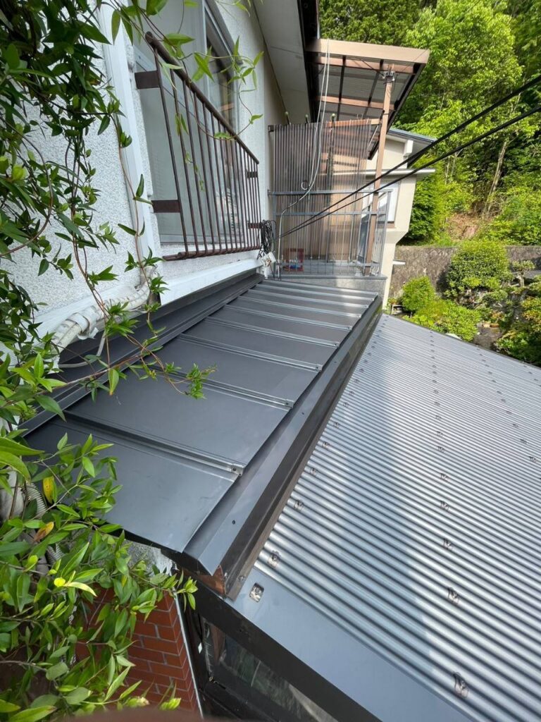 京都市左京区岩倉で葺き替え工事　施工後写真