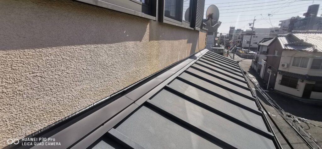 京都市右京区で雨漏り修理　施工後写真
