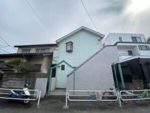 東京都江戸川区にてアパートの外壁塗装・屋根塗装施工前