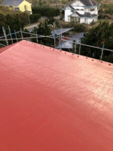 千葉市の屋根塗装　完工後の様子