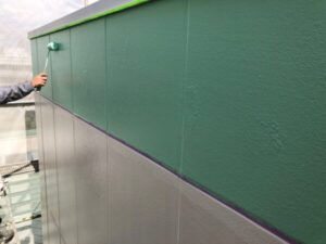 千葉市の外壁塗装の様子